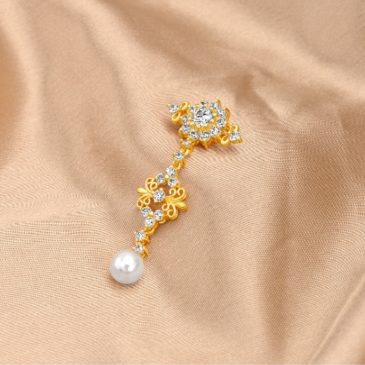 cute flower brooch with pearl