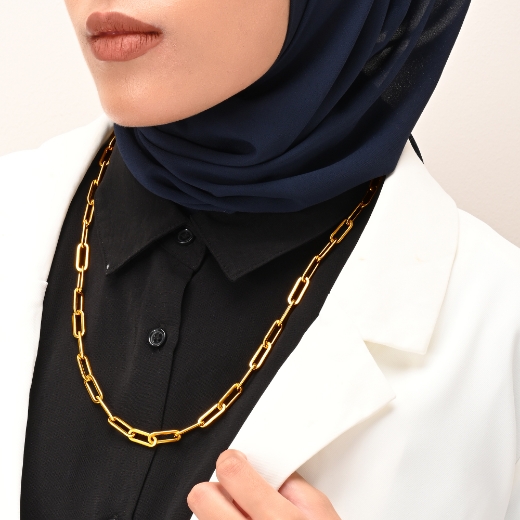 Paperclip Chain Necklace for girls