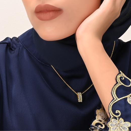 double bar necklace for girls