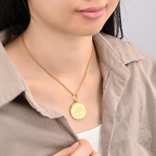 hibiscus pendant for teen