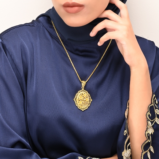 Vintage Flower Pendant for girls