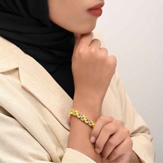 layering link bracelet for girls