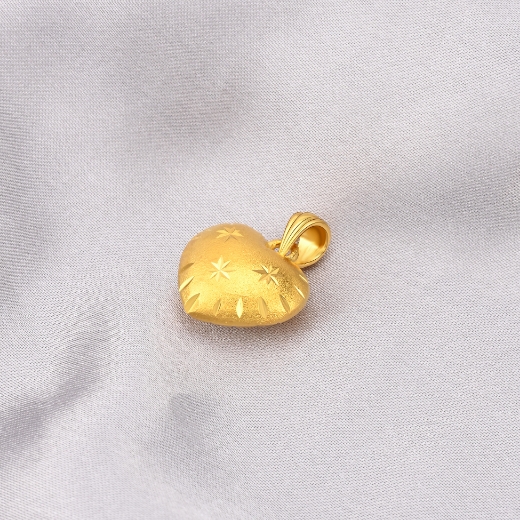 mini star heart pendant