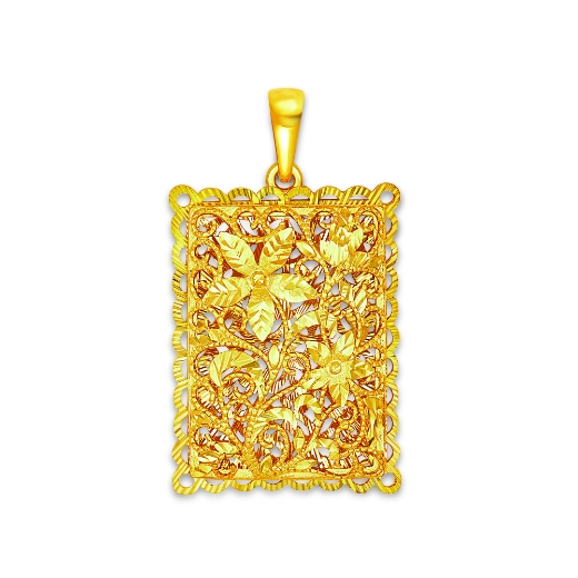 Filigree Flower Pendant