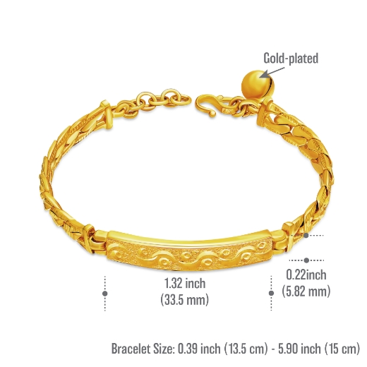 engraved tag bracelet measurement